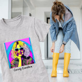 Groovy祖母レトロフラワーパワーヴィンテージヒッピー Tシャツ