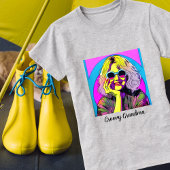 Groovy祖母レトロフラワーパワーヴィンテージヒッピー Tシャツ