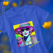 Groovy祖母レトロフラワーパワーヴィンテージヒッピー Tシャツ