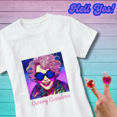 Groovy祖母レトロフラワーパワーヴィンテージヒッピー Tシャツ