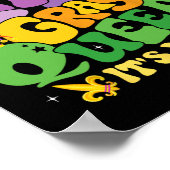 Groovy私はMardi Grasクイーンの私C ポスター (角)