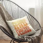 Groovy秋のビベスカボチャパーソナライズされたンスの開始日 クッション