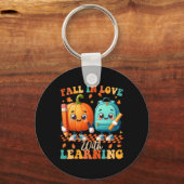 Groovy秋の感謝祭学に恋する キーホルダー (正面)