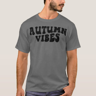 Groovy秋の雰囲気レトロそれが秋Yall Autumn Th Tシャツ