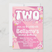 Groovy第2バースデーパーティーへの招待 招待状 (正面)