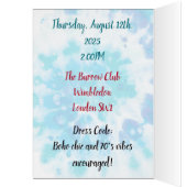 Groovy絞り染め70年代のレトロなタイドディスコ (内側 (左))