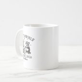 Groovy自分自身にフェラルの小さなクリスマスサンを持っている コーヒーマグカップ (正面左)