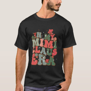 Groovy花My Mimiクロース時代メリークリスマスメンズ Tシャツ