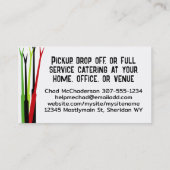 Groovy蒸しフォンデュポットケータリング名刺 名刺 (裏面)