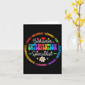 Groovy行動介入専門家Scに戻る カード (黄色い花)