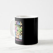 Groovy親切な先生Easですべてのバンニーを治療 コーヒーマグカップ (正面左)