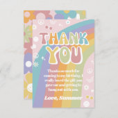 Groovy誕生日サンキューカード | Groovyありがとう サンキューカード (正面/裏面)