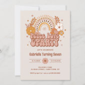 Groovy誕生日招待状 招待状 (正面)