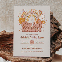 Groovy誕生日招待状