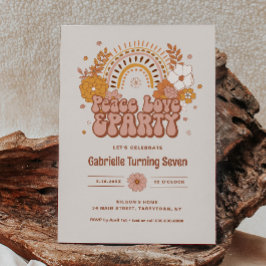 Groovy誕生日招待状 招待状