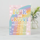Groovy誕生日招待状 | Four Groovy 招待状 (スタンド正面)