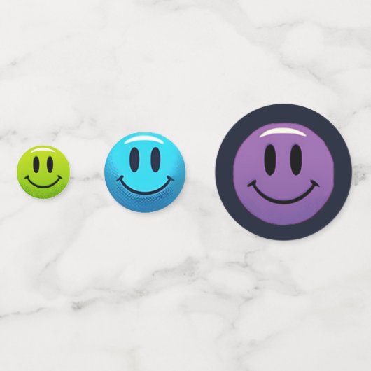 Groovy誕生日Bash コンフェッティ (裏面)