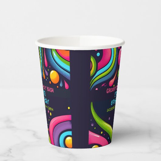 Groovy誕生日Bash 紙コップ (左)