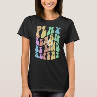 Groovy遊 BE KIND REPEATレトロストップ Bullyi Tシャツ