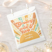 Groovy野生と2レトロサン子供の誕生日 フェイバーバッグ (クリップ留めされた状態)