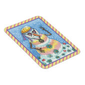 GROOVY雪だるまPEACE ON EARTH CHRISTMAS MAGNET Rec マグネット (右側)