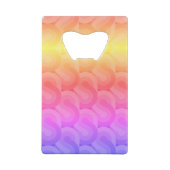 GROOVY70年代のレトロパターン クレジットカード栓抜き (裏面)