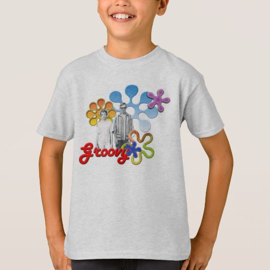 Groovy:アポップ・アートのートTシャツ Tシャツ (正面)