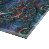 Groovy カラフル Boho Hippie Mandelbrot Fractal Art カッティングボード (角)