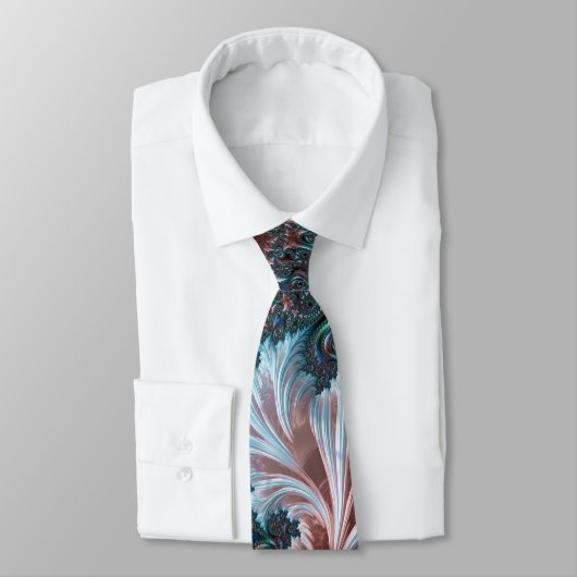 Groovy カラフル Boho Hippie Mandelbrot Fractal Art ネクタイ (タイ)