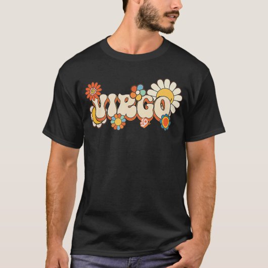 Groovy《星座》乙女座威厳がある9月バースデーアストロロジーZ Tシャツ (正面)