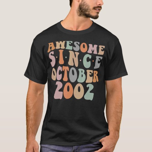 Groovy 素晴らし 2002年10月20日誕生日20 tシャツ (正面)