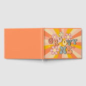 Groovy 1誕生日パーティー ゲストブック (全面)