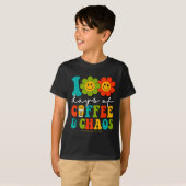Groovy 100日のコーヒーとカオス先生100 Da Tシャツ (正面フル)