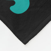 Groovy 100日の学校先生子供幽霊Hipp フリースブランケット (角)