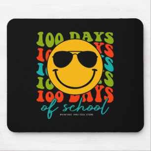 Groovy 100日の学校先生Kid 100日Sma マウスパッド