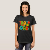 Groovy 100日の学生先生Kids Hi Tシャツ (正面フル)