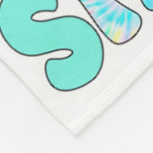 Groovy 100 Days Smarter Retro 100th Day Of School  フリースブランケット (角)