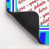 Groovy 1970のレトロフォトフレーム マウスパッド (コーナー)