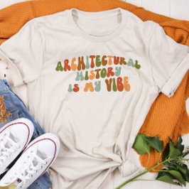 Groovy 1970sの建築史は私の好きだ トライブレンドＴシャツ