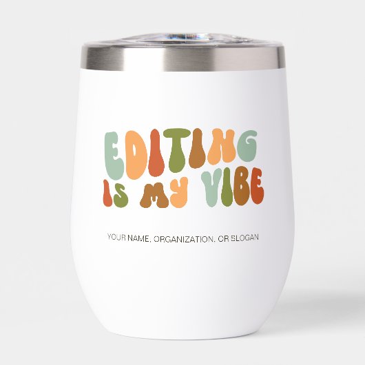 Groovy 1970s Editing is My Vibe, Editor (正面)