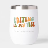 Groovy 1970s Editing is My Vibe, Editor (背面)