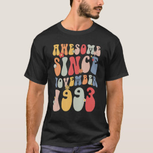 Groovy 1993年11素晴らし月レトロ29日から tシャツ