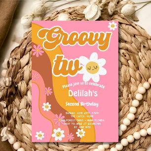 Groovy 2レトロヴィンテージ2歳 招待状