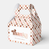 Groovy 2女クールの子市松模様にの2番目の誕生日 フェイバーボックス (正面サイド)