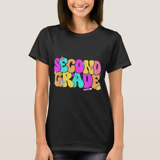 Groovy 2級2級新学期鉛筆色 tシャツ (正面)