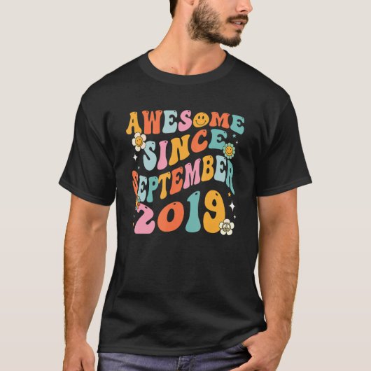 Groovy 2019年9月以素晴らし降3回目の誕生日3 tシャツ (正面)