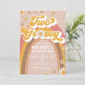 Groovy 2nd誕生日招待状 招待状 (スタンド正面)