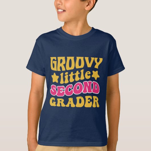 Groovy 2nd Grader新学期Tシャツ Tシャツ (正面)