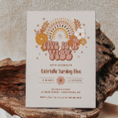 Groovy 5th誕生日招待状 招待状