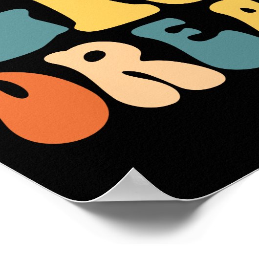 Groovy 6年生ドリームチーム新学期 ポスター (角)